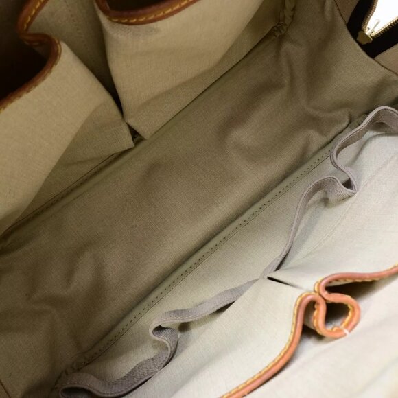 LOUIS VUITTON LV Logo Deauville Hand Bag Monogram Leather Brown - Picture 16 of 16